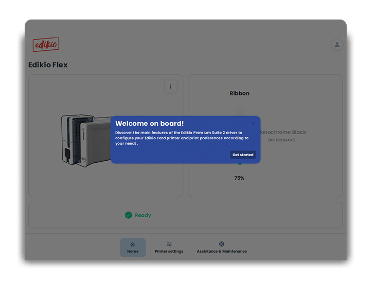 Edikio Premium Suite 2 Tutorial Interface